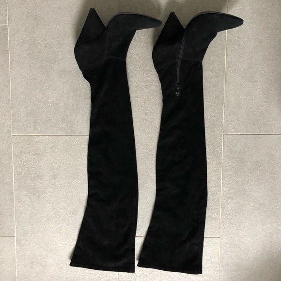 SOLD Isabel Marant Suede Over the Knee Junee Boot - Picture 3 of 7